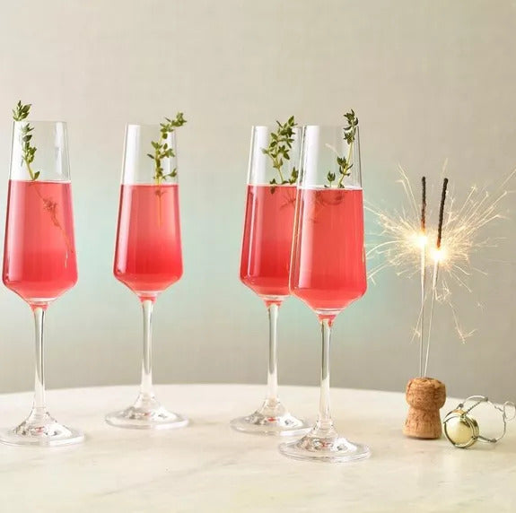 Coffret de 5 sirops à cocktails, mini bouteilles colorées