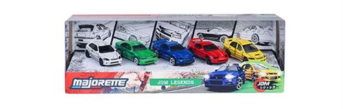Coffret de 5 voitures Majorette JDM Legends