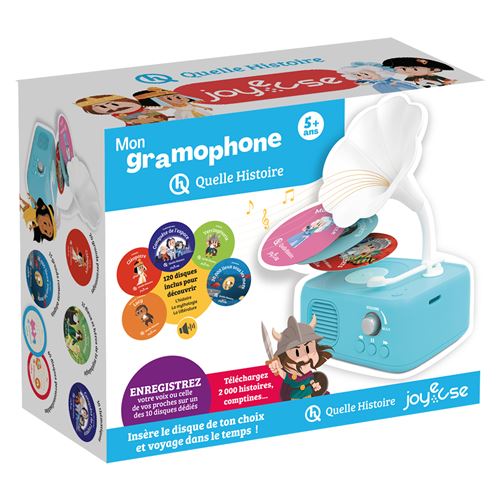 Conteuse d'histoires Joyeuse Mon gramophone à histoires Edition Quelle Histoire