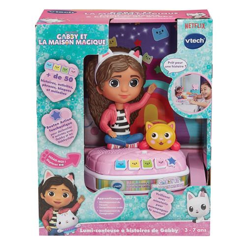 Conteuse d'histoires Vtech Gabby et la maison magique Lumi-conteuse à histoires de Gabby