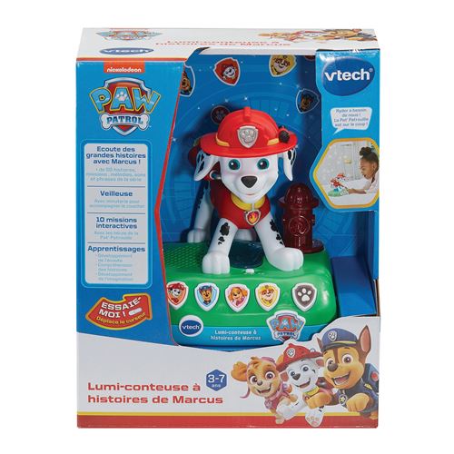Conteuse d'histoires Vtech Paw Patrol Pat'Patrouille Lumi-conteuse à histoires de Marcus