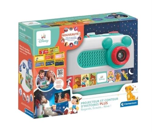 Conteuse d'histoires avec projecteur Clementoni Plus Disney Baby