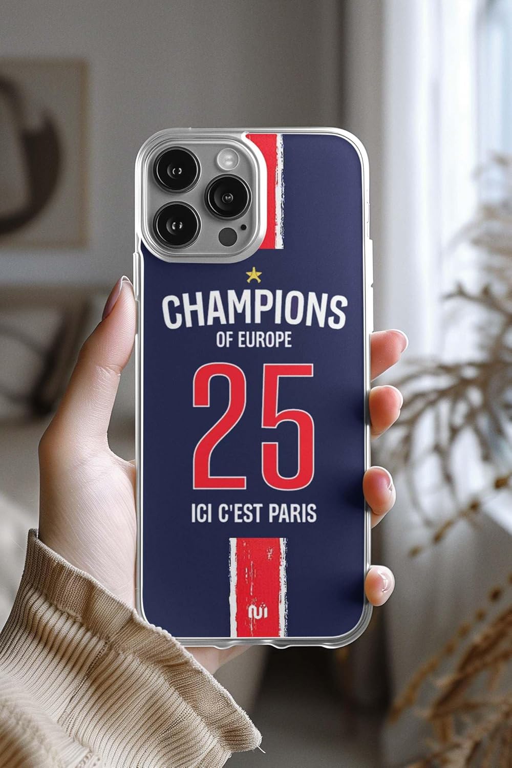 Coque téléphone Paris Champions d’Europe 2025 – Édition Collector Ici c’est Paris Paris Saint-Germain
