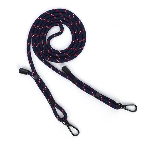 Cordon mousqueton Marine Rouge