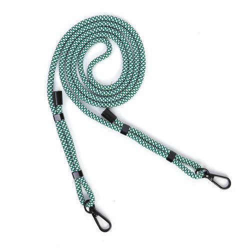 Cordon mousqueton Vert et Blanc