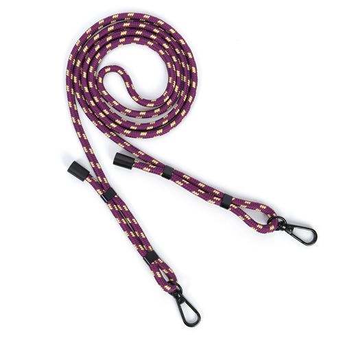 Cordon mousqueton Violet ocre