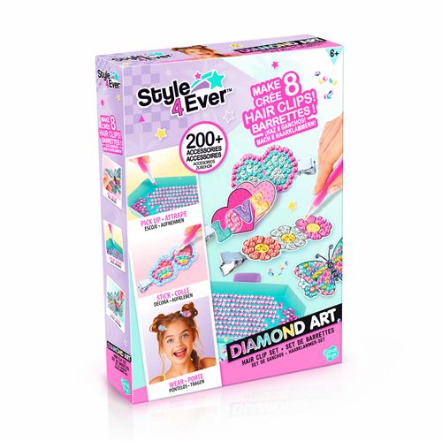 Création perle et bijou Canal Toys Diamant'Art Set de Barrettes