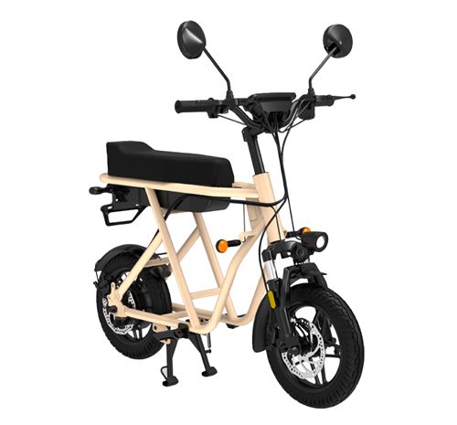 Cyclomobile homologue route Wispeed Wimob Scoot 350 W Beige