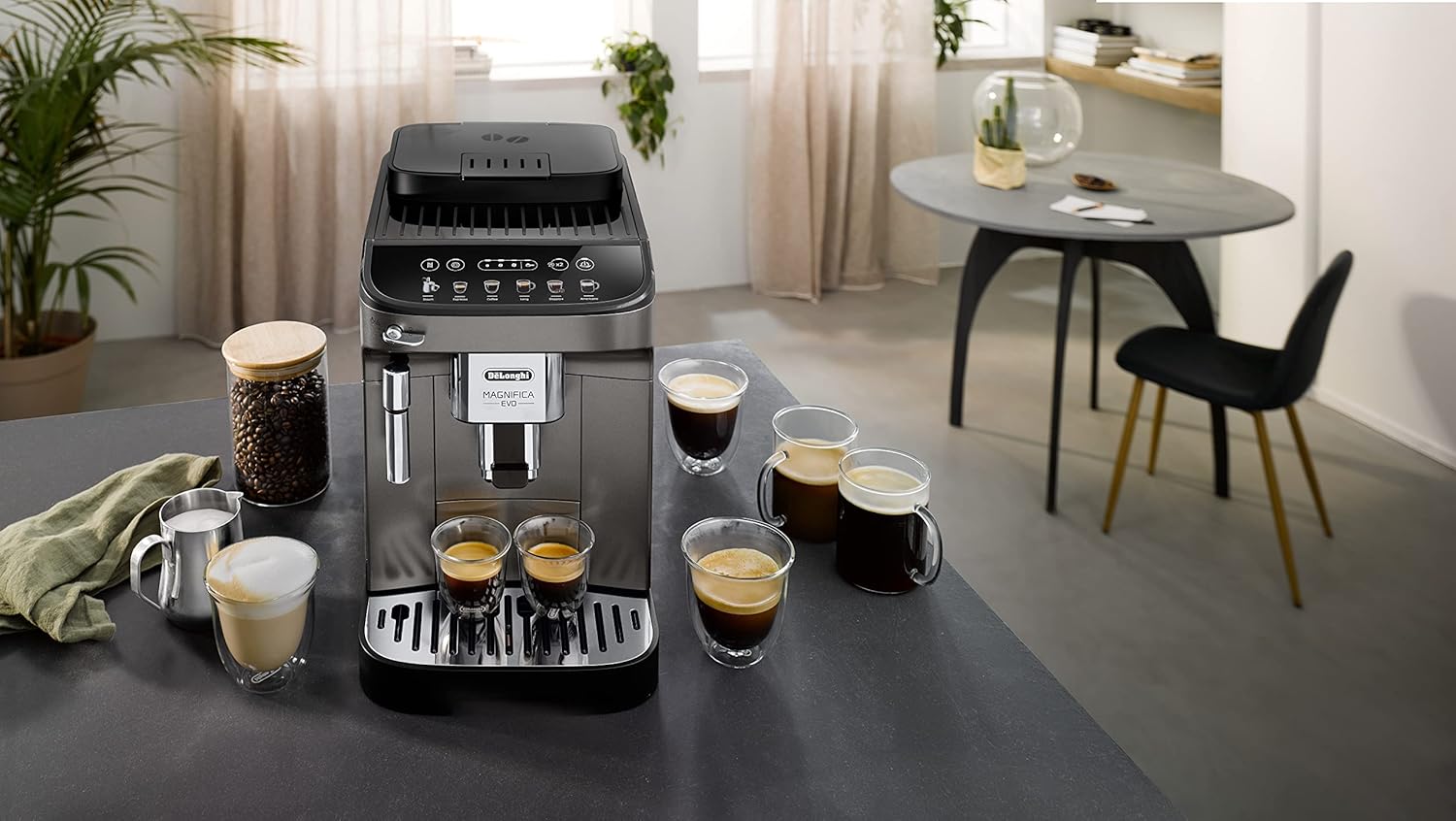 Machine Expresso Broyeur DeLonghi Magnifica Evo Entièrement automatique ECAM290.42.TB