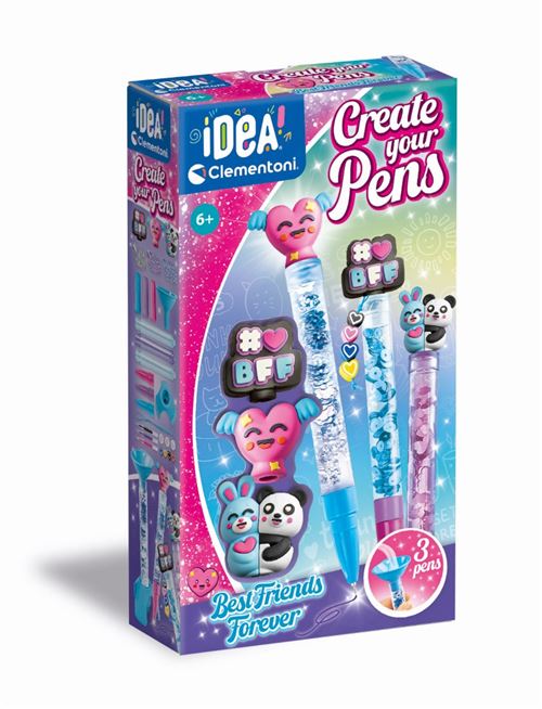 Dessin et coloriage enfant Clementoni Crée tes stylos Best Friends