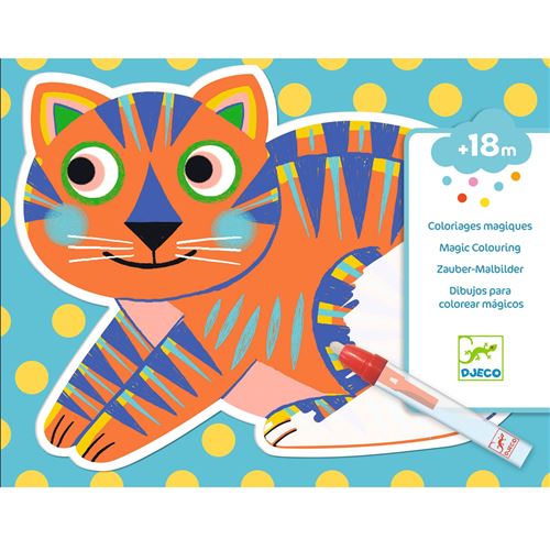 Dessin et coloriage enfant Djeco Coloriage magique à l'eau Animalo-Ma
