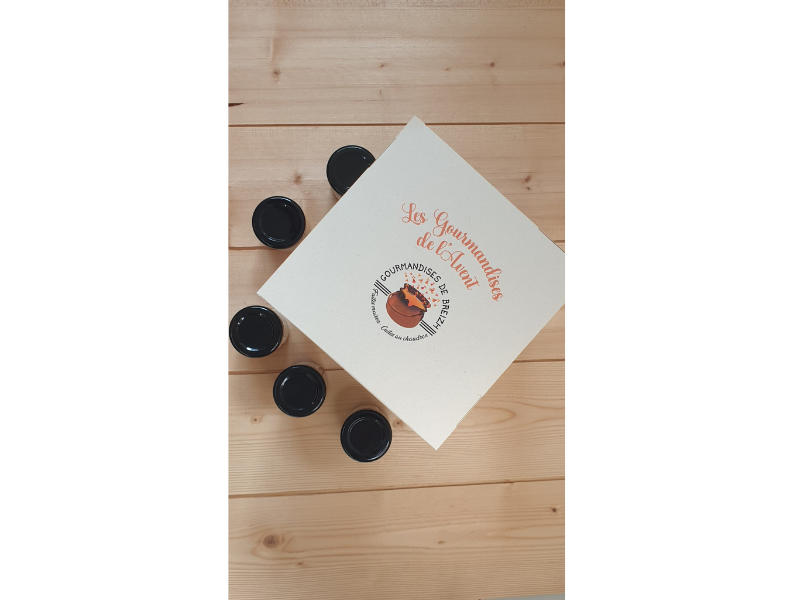 Calendrier de l'Avent Les Gourmandises de Breizh 2026 - 24 confitures et caramels