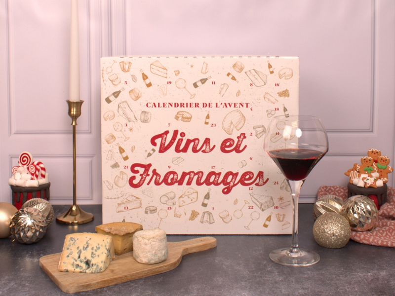 Calendrier de l'Avent Fromages et Vins 2026