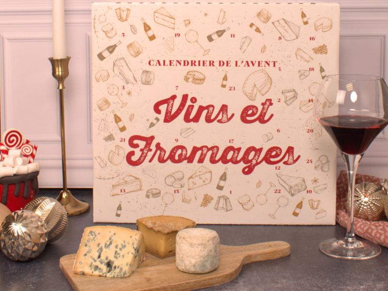 Calendrier de l'Avent Fromages et Vins 2026