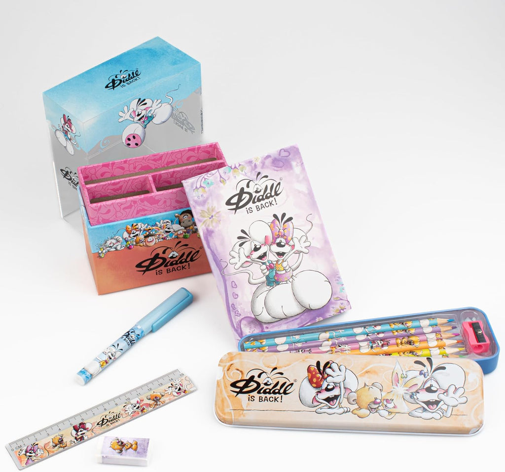 Set Écriture A6 (coffret complet) — Cadeau papeterie vintage - Diddl