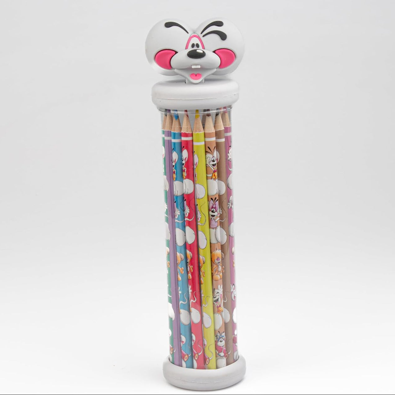 Trousse 3D tube + 12 crayons - Diddle
