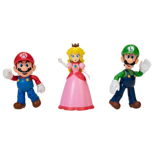 Diorama de 3 figurines Nintendo Mario Mushroom