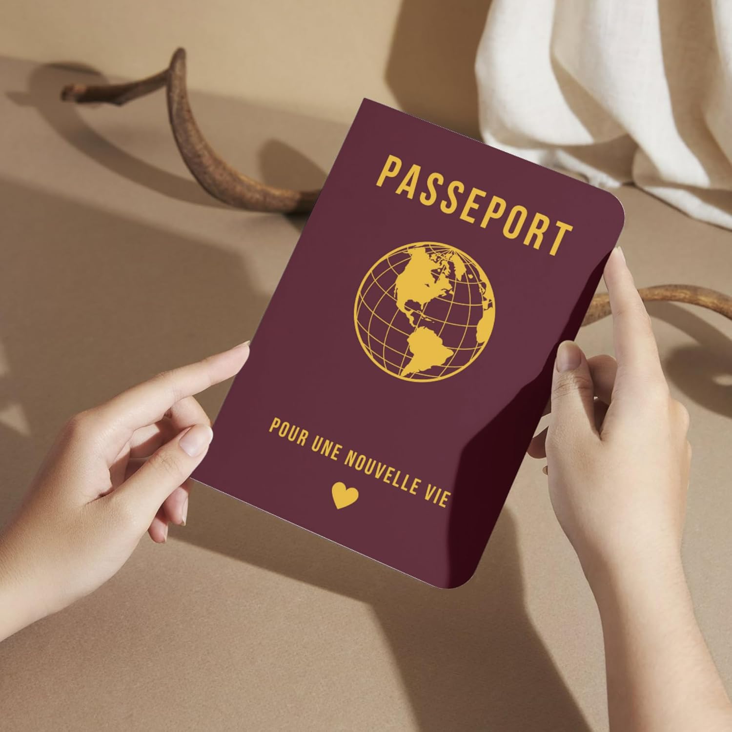 Passeport Adieu/Départ livre d’or 30 pages – Cadeau départ collègue & retraite Ma boutique