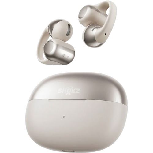 Ecouteurs sans fil Shokz OpenDots One à conduction aérienne avec réduction active du bruit Gris