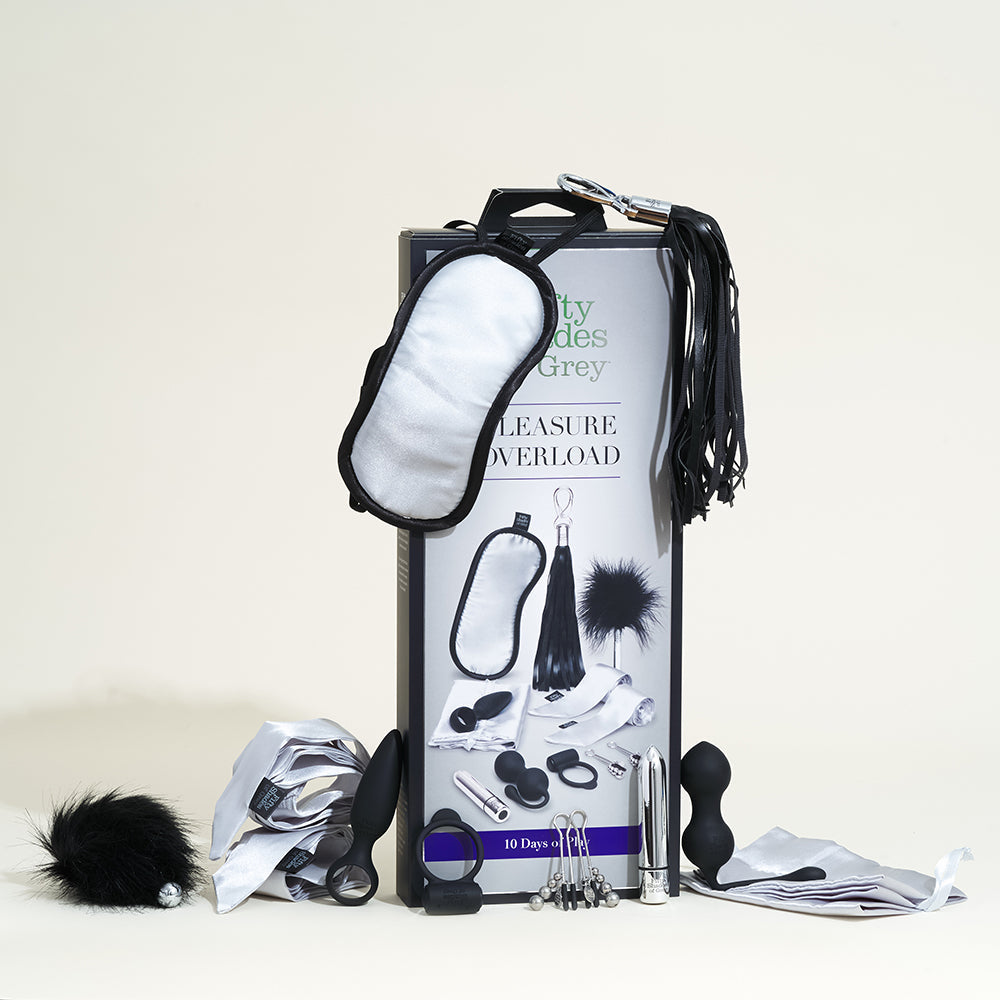 Coffret Pleasure Overload Fifty Shades of Grey et son contenu
