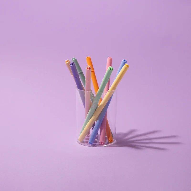 Coffret de 9 feutres pastel ultralavables OMY pour le dessin