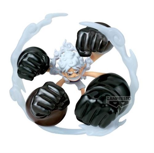 Figurine Bandai One Piece World Special Monkey D. Luffy Gear5 Gum-Gum Dawn Gatling