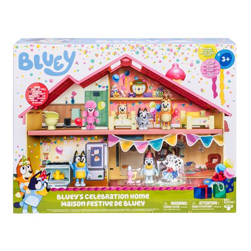 Figurine Bluey La Maison anniversaire de Bluey