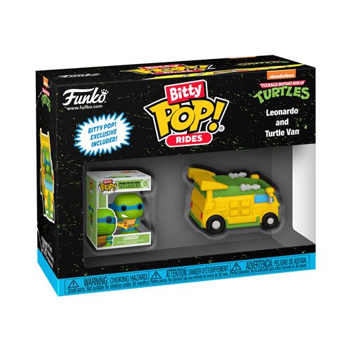 Figurine Funko Bitty Pop Ride Teenage Mutant Ninja Turtles Leonardo with Van