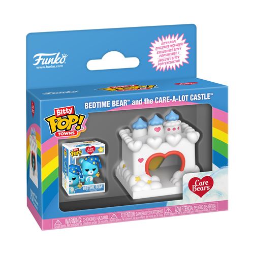 Figurine Funko Bitty Pop Towns Care Bears Bedtime Bear and the Care-a-Lot Castle