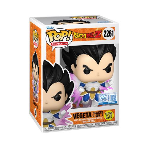 Figurine Funko Pop Animation Dragon Ball Z Vegeta Galick Gun Glows in the Dark