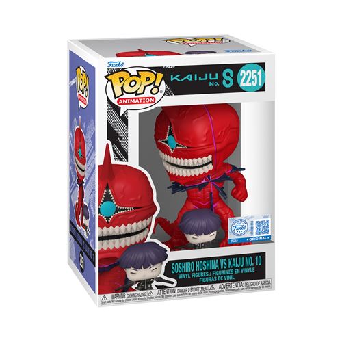 Figurine Funko Pop & Buddy KNo8 Hoshina & Kaiju No10 Exclusivité Fnac