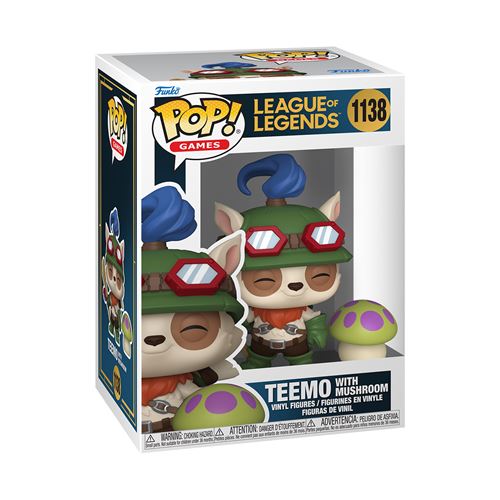 Figurine Funko Pop & Buddy League of Legends Teemo with Shroom