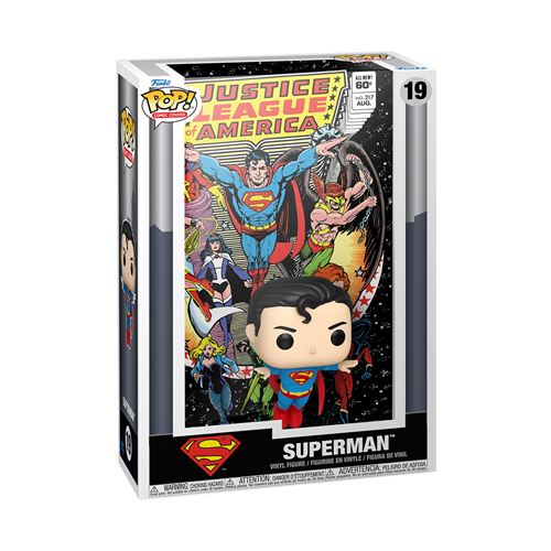 Figurine Funko Pop Comic Cover DC Justice League Superman Exclusivité Fnac