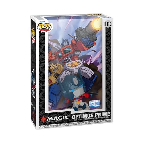 Figurine Funko Pop Comic Cover Transformers x Magic The Gathering Optimus Prime
