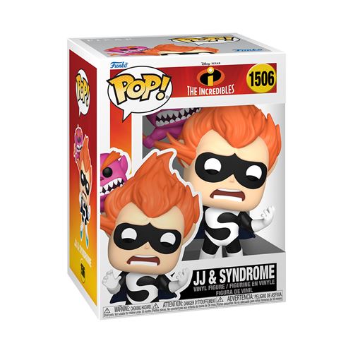 Figurine Funko Pop Disney Incredibles 20th JJ & Syndrome