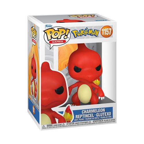 Figurine Funko Pop Games Pokémon Charmeleon Reptincel Glutexo