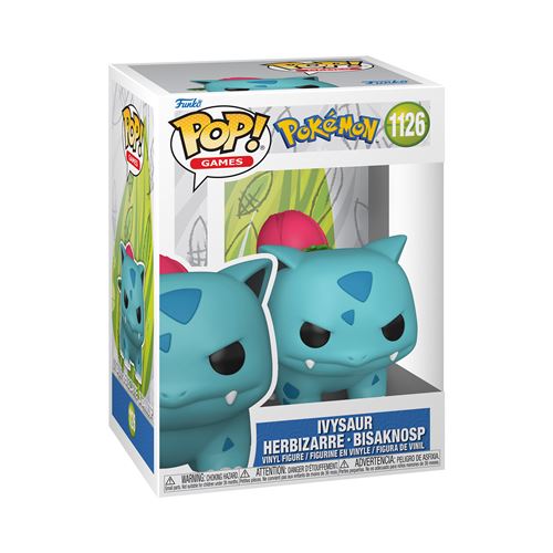 Figurine Funko Pop Games Pokémon Ivysaur Herbizarre Bisaknosp