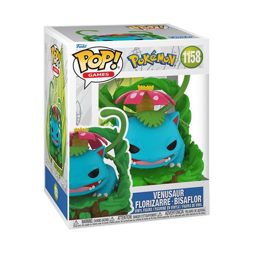 Figurine Funko Pop Games Pokémon Venusaur Florizarre Bisaflor