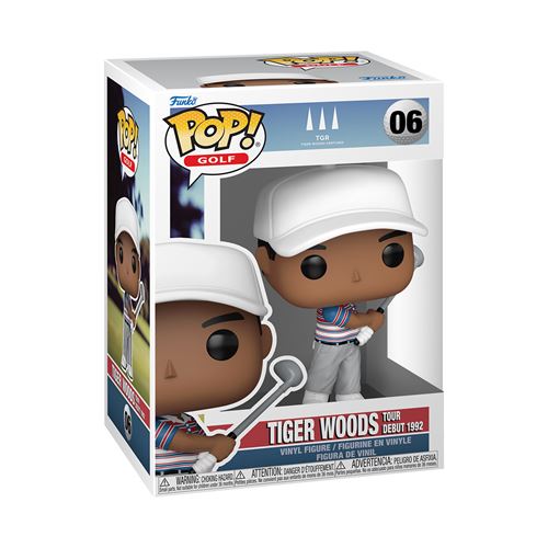 Figurine Funko Pop Golf Tiger Woods Tour Debut 1992