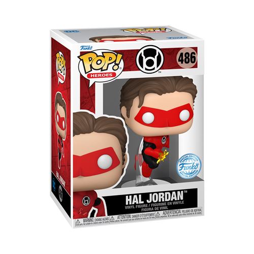 Figurine Funko Pop Heroes Hal Jordan Red Lantern Exclusivité Fnac