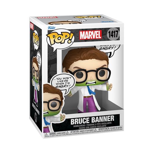 Figurine Funko Pop Marvel Don't make me angry Bruce Banner
