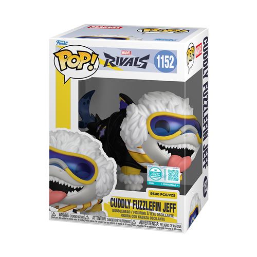 Figurine Funko Pop Marvel Rivals Cuddly Fuzzlefin Jeff Limited Edition Supreme