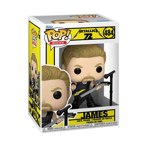 Figurine Funko Pop Rocks Metallica James 72S