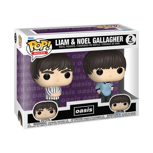 Figurine Funko Pop Rocks Oasis S2 Liam & Noel Gallagher