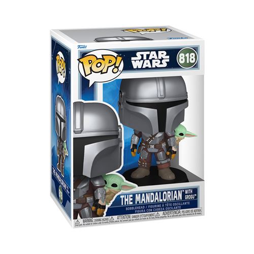 Figurine Funko Pop Star Wars The Mandalorian with Grogu