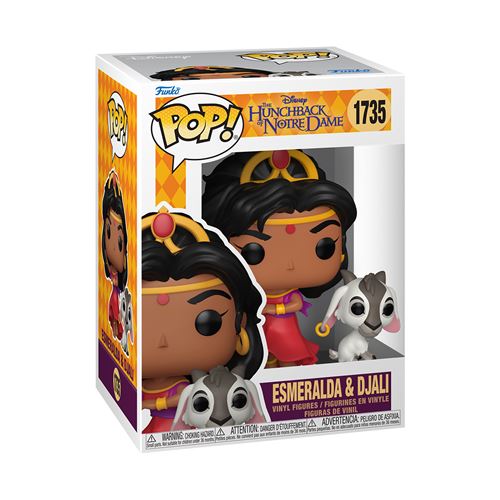 Figurine Funko Pop The Hunchback of Notre Dame Esmeralda & Djali