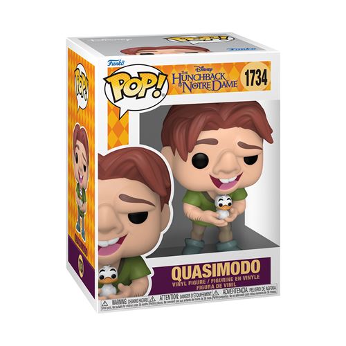 Figurine Funko Pop The Hunchback of Notre Dame Quasimodo with bird