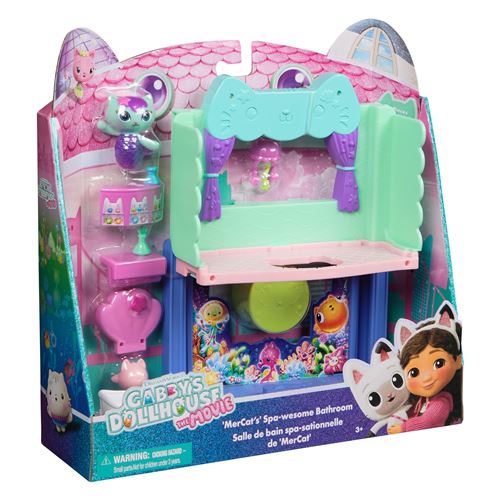 Figurine Gabby et la Maison Magique Le Film PLayset Deluxe Salle de Bain