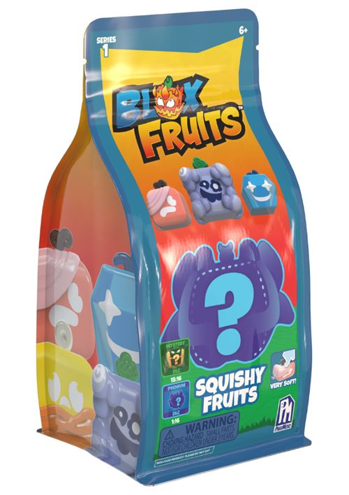 Figurine Roblox Blox Fruits Squishy Mystère et Code Unique DLC Modèle aléatoire