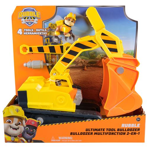 Figurine Ruben & compagnie Bulldozer multifonction 2-en-1
